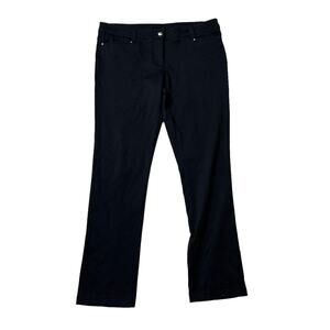 Luciano Dante Black Professional Career Pants Straight Leg 10 Size